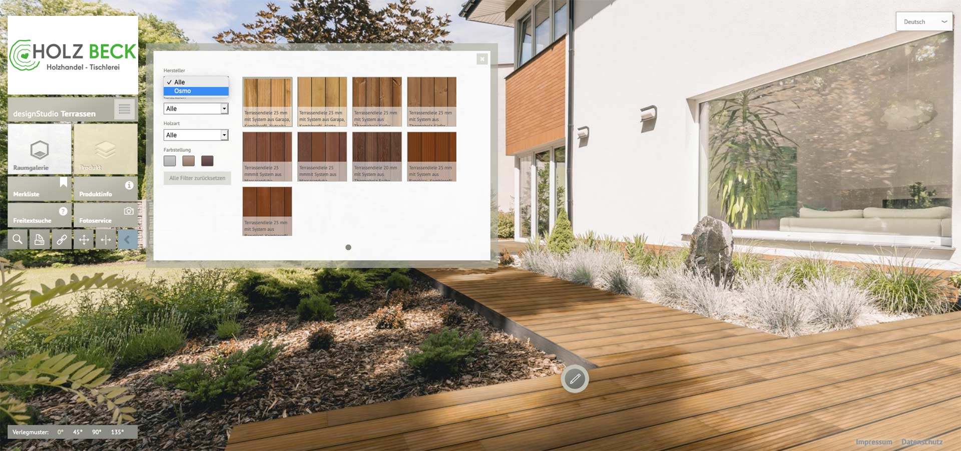 designStudio Terrasse von Holzhandel Holz Beck in Apolda in der Region Erfurt, Weimar und Jena